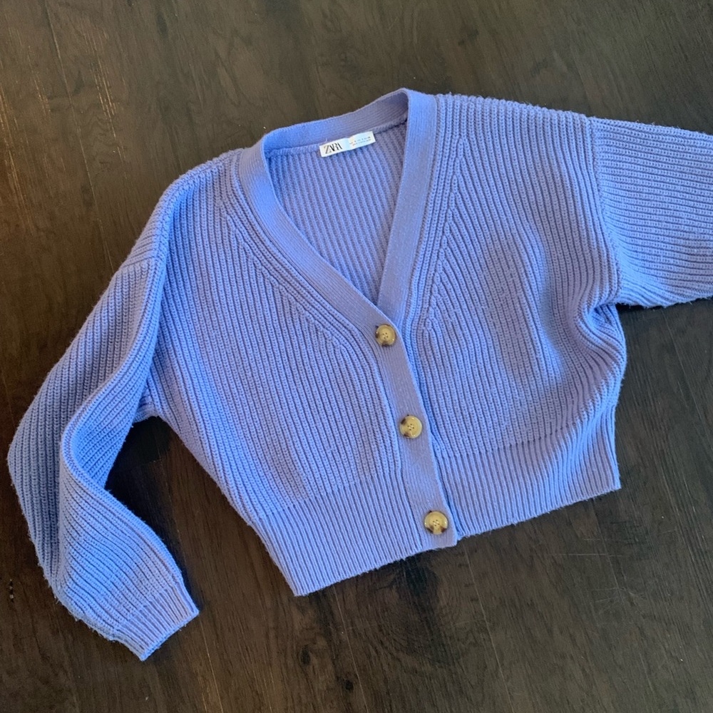 Zara Lavender Cardigan